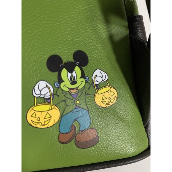 Loungefly Disney Mickey Mouse Frankenstein Halloween Backpack Glow In The Dark main image 5